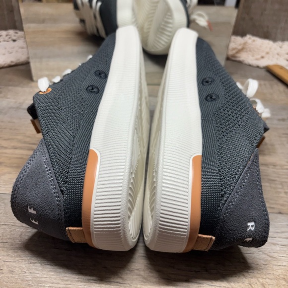 Reef Neptune 3 Women US Sz9grey gray Knit Collapsible Heel Casual Sneakers EUC - Picture 8 of 9